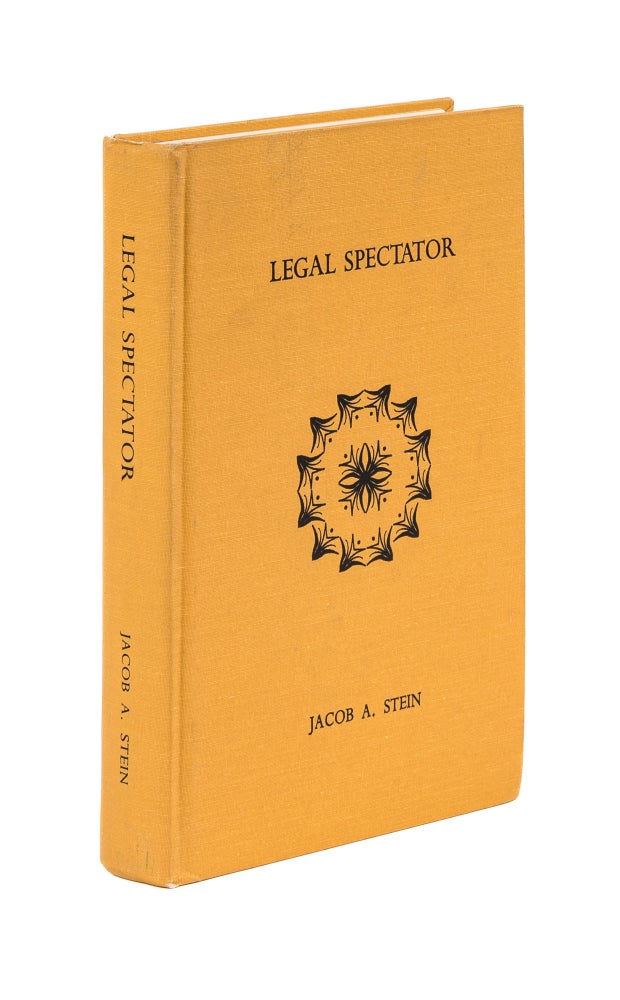 Item #24513 Legal Spectator. Revised and Expanded. 1981. Jacob A. Stein.