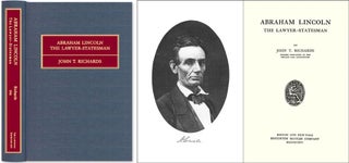 Item #25708 Abraham Lincoln The Lawyer-Statesman. John T. Richards