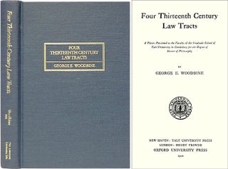 Item #26087 Four Thirteenth Century Law Tracts. George E. Woodbine