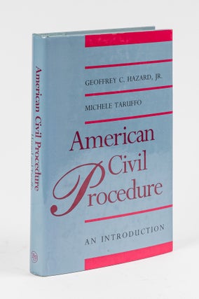 Item #26689 American Civil Procedure. An Introduction. Geoffrey C. Jr. Hazard, Michele Taruffo