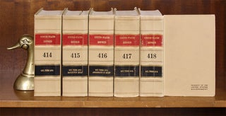 United States Reports Official edition. Miscellaneous Vols $85.00 each
