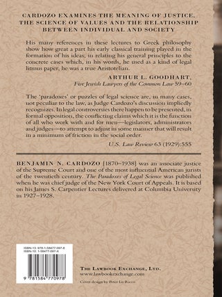 The Paradoxes of Legal Science.