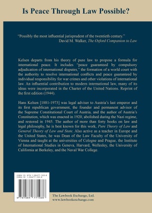 Peace Through Law.