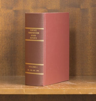 Item #28919 Surface Transportation Board Reports. Vol. 1 (Jan 1996-Dec 1996). Transportation...
