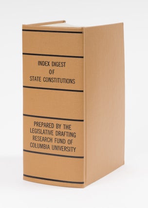 Item #29099 Index Digest of State Constitutions