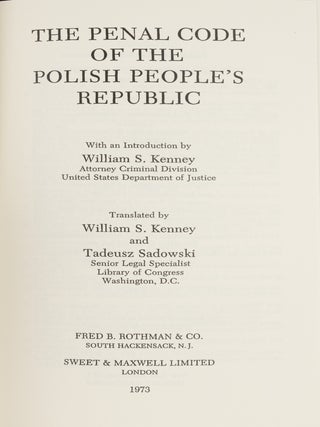 Penal Code of the Polish People's Republic