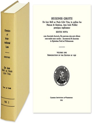 Item #29257 De Jure Belli Ac Pacis Libri Tres. (1646 Latin ed.). Hugo Grotius
