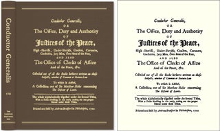Item #29515 Conductor Generalis, or The Office, Duty and Authority of Justices. Legal Manual