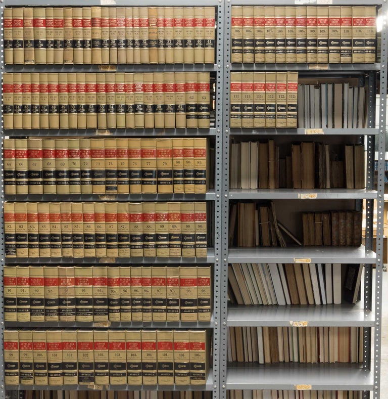 Item #30761 Supreme Court Reporter West's. 119 volumes. 1882-1991. 24 linear feet. West Thomson Reuters.