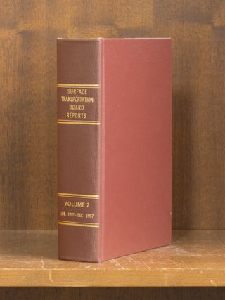 Item #31198 Surface Transportation Board Reports. Vol. 2 (Jan 1997-Dec 1997). Transportation...