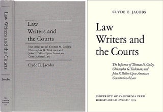 Item #32404 Law Writers and the Courts. Clyde E. Jacobs