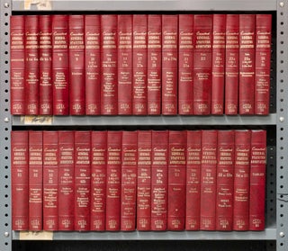 Item #33359 Connecticut General Statutes Annotated. 33 Misc Vols. 4 linear feet. West Publishing Co