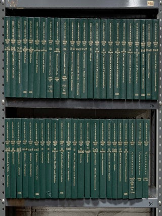 Item #33370 Oklahoma Statutes Annotated. 47 Vols. 5 linear feet of shelf space. West Publishing Co