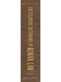 Encyclopedic Dictionary of Roman Law.
