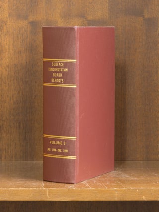 Item #34352 Surface Transportation Board Reports. Vol. 3 (Jan 1998-Dec 1998). Transportation...