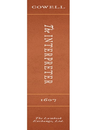 The Interpreter: Or Booke Containing the Signification of Words...