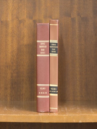 Item #35043 Surface Transportation Board Reports. Vols. 1 to 2 (Jan 1976-Dec 1997)....