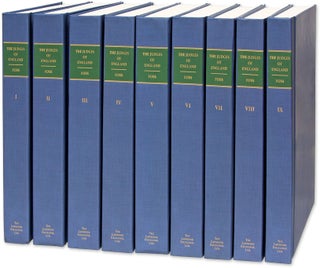 Item #36285 The Judges of England. 9 Vols. Complete set. Edward Foss