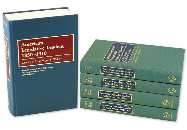 Item #36482 American Legislative Leaders. Five volumes in all. Westport, 1996-2000. Charles F. Ritter.