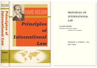Item #36518 Principles of International Law. Hans Kelsen