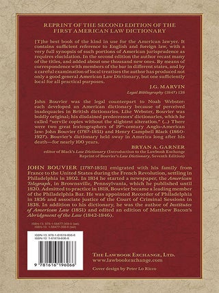 A Law Dictionary Adapted to the Constitution and Laws of the United...
