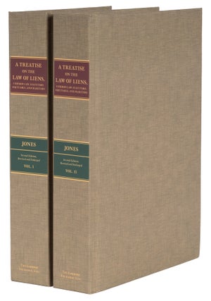 Item #36967 A Treatise on the Law of Liens, Common Law, Statutory, Equitable 2d ed. Leonard A. Jones