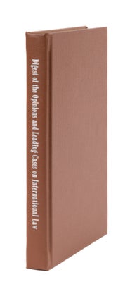 Item #37314 Digest of the Published Opinions of the Attorneys-General...Reprint. John L. Cadwalader