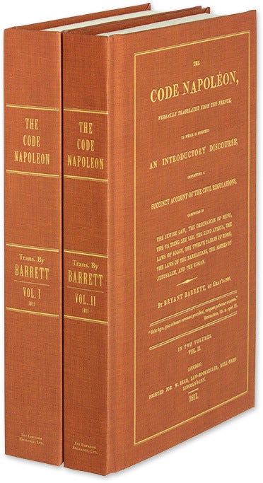 Code In English Nepolean The Code Napoleon, Verbally Translated From the French: To Which is ...