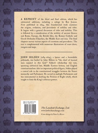 Titles of Honor. Carefully Corrected with Additions and Amendments...