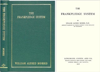 Item #38273 The Frankpledge System. William Alfred Morris