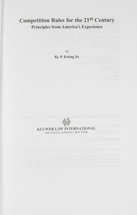 Competition Rules for the 21st Century: Principles from America's...