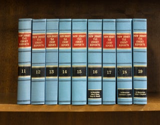 Item #38745 New Jersey Tax Court Reports. Vols. 11-19 (1991-2002). West Group