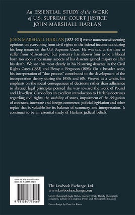 The Constitutional Doctrines of Justice Harlan