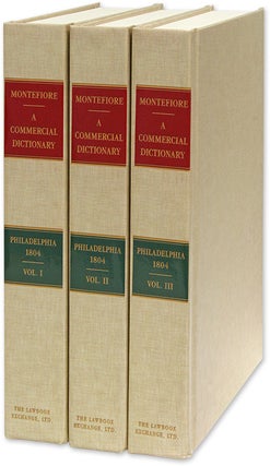 Item #39241 A Commercial Dictionary Containing the Present State of Mercantile Law. Joshua...