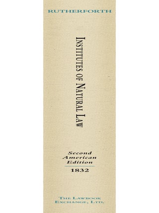 Institutes of Natural Law; Being the Substance of a Course of...