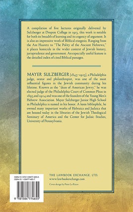 The Ancient Hebrew Law of Homicide