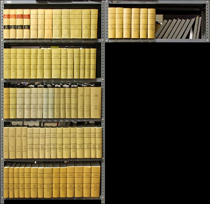 Item #41076 UCLA Law Review. 77 Bound Vols. 1 to 47 no. 3 (1953-2000). School of Law University of California Los Angeles.