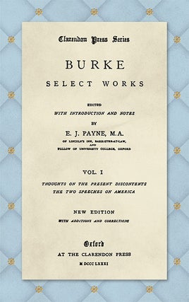 Select Works. Edited with an Introduction and Notes by E.J.