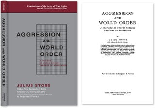 Item #42237 Aggression and World Order A Critique of United Nations Theories of. Julius Stone,...