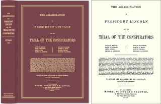 Item #42310 The Assassination of President Lincoln and the Trial of the. Benn Pitman, Recorder and