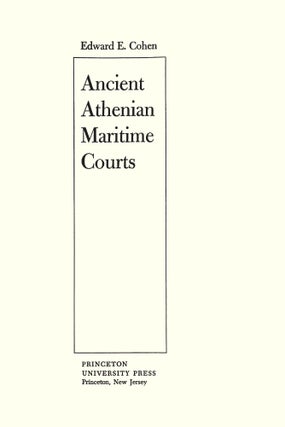 Ancient Athenian Maritime Courts.