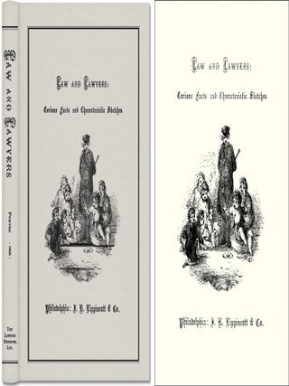 Item #42414 Law and Lawyers: Curious Facts and Characteristic Sketches. David Laing Purves
