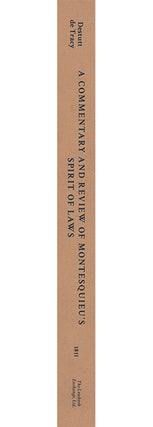 A Commentary and Review of Montesquieu's Spirit of Laws, Prepared...