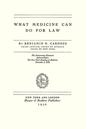 What Medicine Can Do For Law.