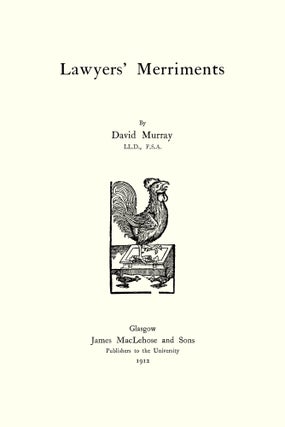 Lawyers' Merriments.