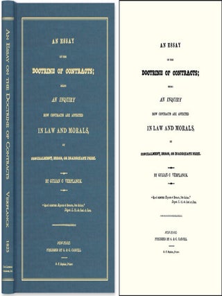 Item #43737 An Essay on the Doctrine of Contracts. Gulian C. Verplanck