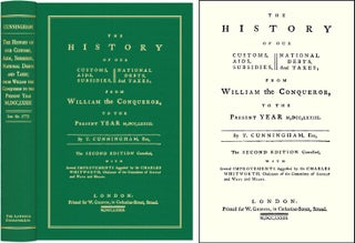 Item #43880 The History of Our Customs Aids Subsidies National Debts and Taxes. Timothy...