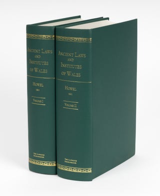 Item #43971 Ancient Laws and Institutes of Wales; Comprising Laws Supposed to. Welsh King. Wales...