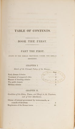 An Inquiry into the Origin of the Laws and Political Institutions...