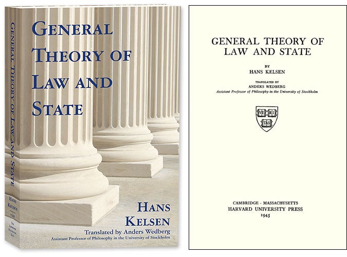 Item #45432 General Theory of Law and State. Hans Kelsen, Anders Wedberg, trans.